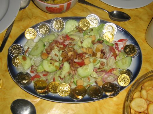 de feestelijke salade