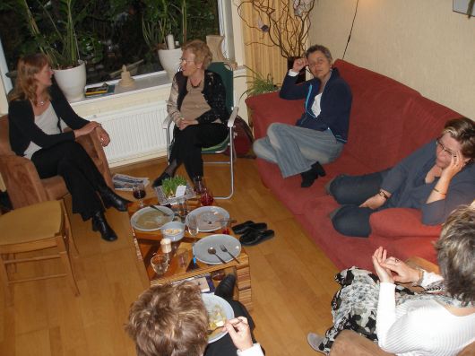 na het eten op mijn verjaardag