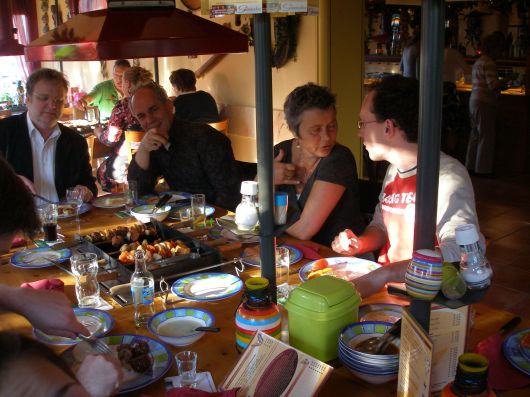 Met mijn oudste neef Maurice 