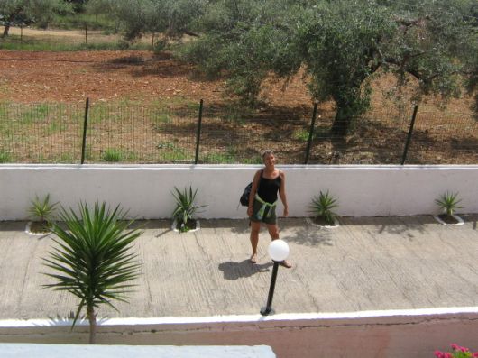 vanuit ons balkon genomen