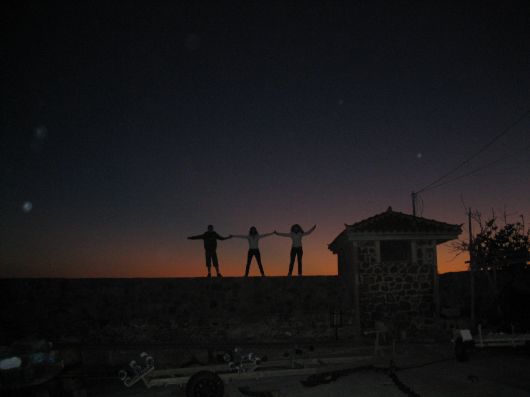 Amber, Daphne en Gideon