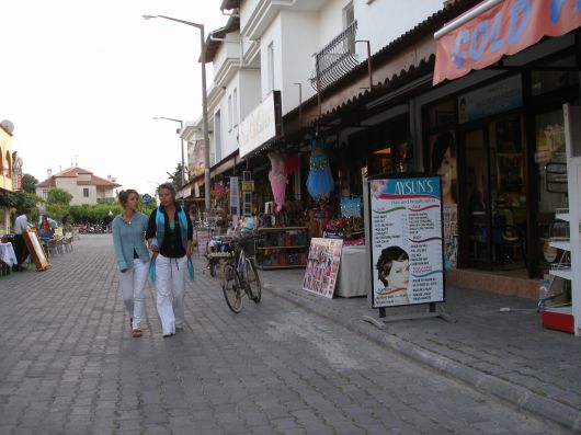 een klein stukje dorpsstraat