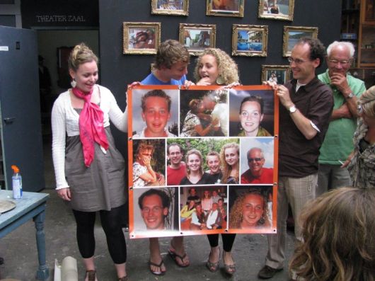 Fotocollage op kunststof