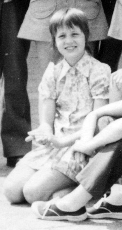 Mariella 10 jaar, schoolfoto