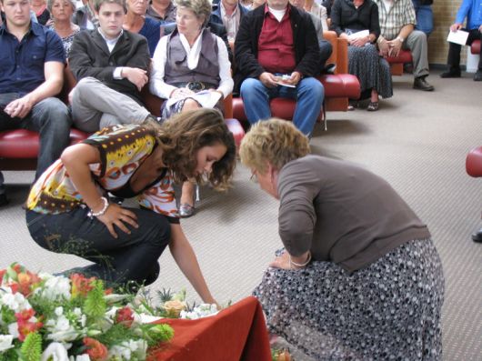 Amber en Ber beginnen met licht neerzetten