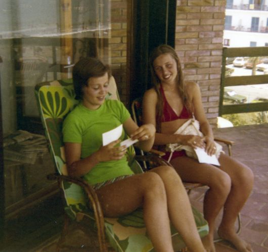 Mar en Ber, vakantie 1975