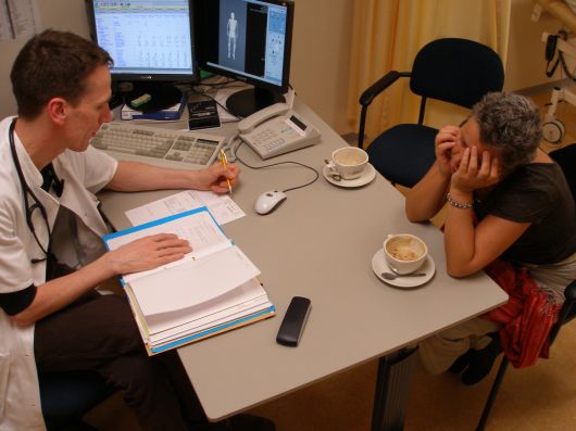 Gaby bij het AVL, uitslag...