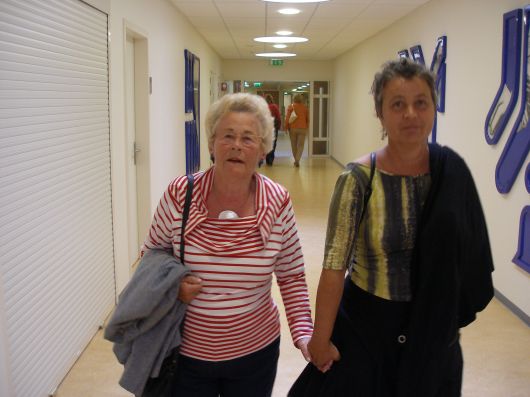 mamma en Gaby in het AVL, september 2007