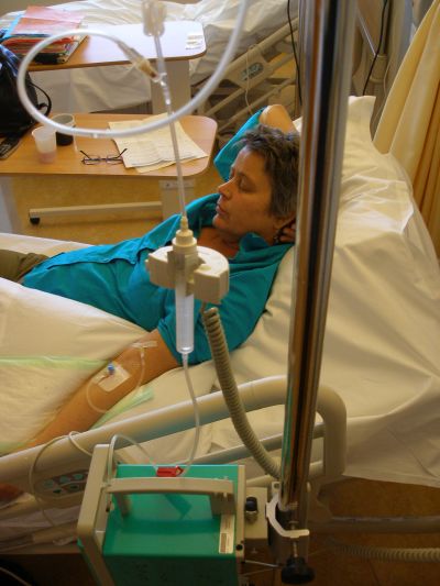 Mar in het ziekenhuis, chemoperiode januari/februari 2008