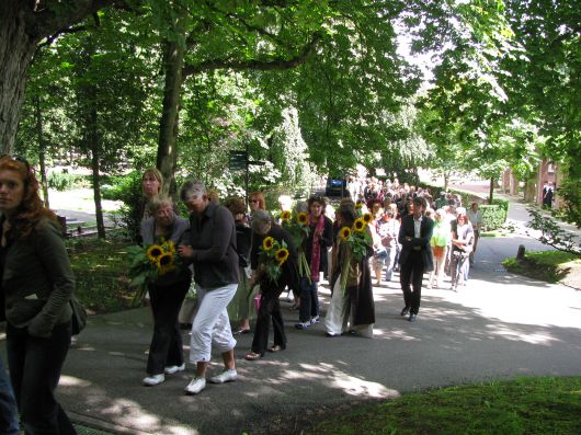 Op weg naar het graf