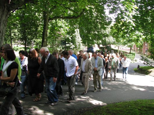 Op weg naar het graf