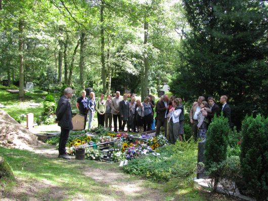 Jan voor het graf, de familie is over